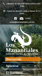 Mobile Screenshot of losmanantiales.com.mx